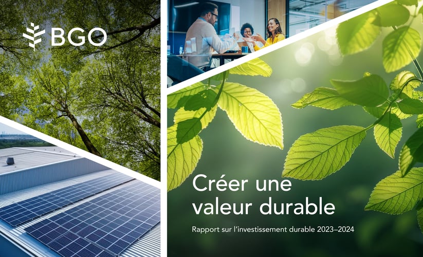 BGO rapport sur l'investissement durable 2023-2024