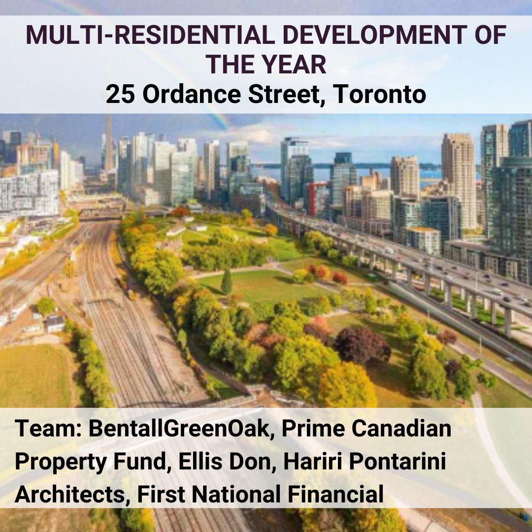 2022 REX Awards : Développement multirésidentiel de l’année – 25 Ordance Street, Toronto