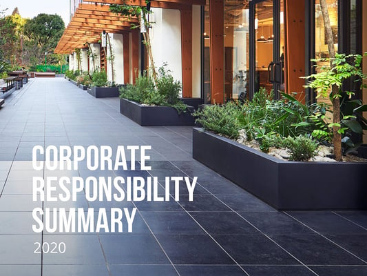 BentallGreenOak's 2020 Corporate Responsibility Summary