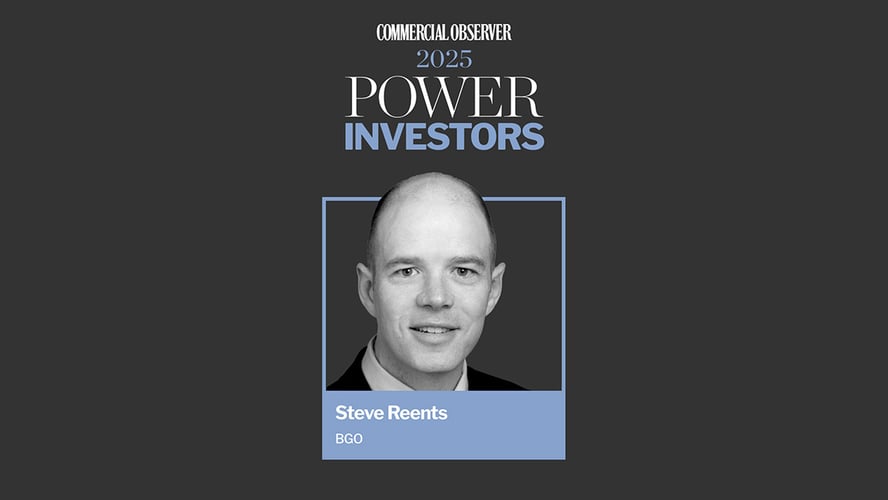Commercial Observer: 2025 Power Investors feat. Steve Reents