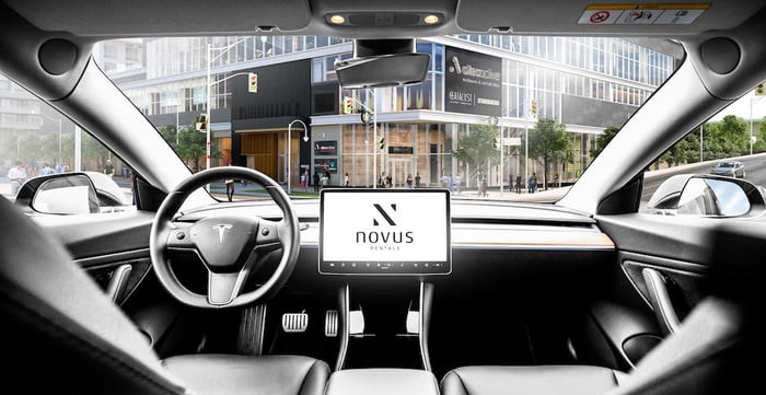 Novus with a free Tesla