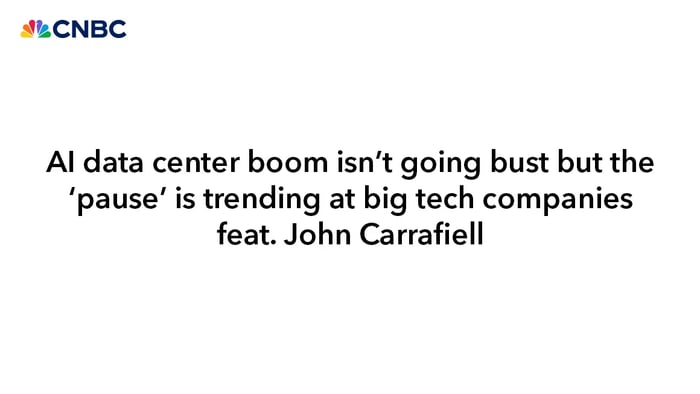 CNBC: AI data center boom isn’t going bust but the ‘pause’ is trending at big tech companies feat. John Carrafiell