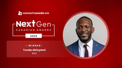 Connect CRE: Next Gen Canadian Awards 2025 winner - Tunde Akinyemi