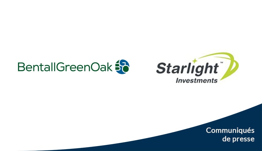 BentallGreenOak et Starlight Investments renforcent leur partenariat dans le secteur résidentiel multifamilial avec un troisième investissement conjoint au Canada