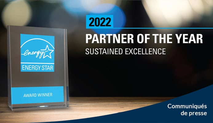 le prix Partenaire de l’année de l’excellence durable Energy Star®