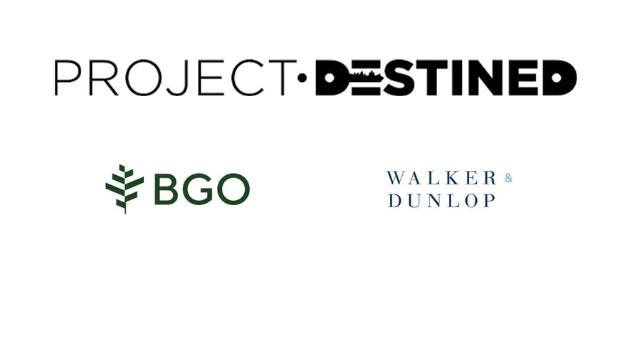 BGO, Walker & Dunlop et Project Destined lancent un nouveau programme de certificat