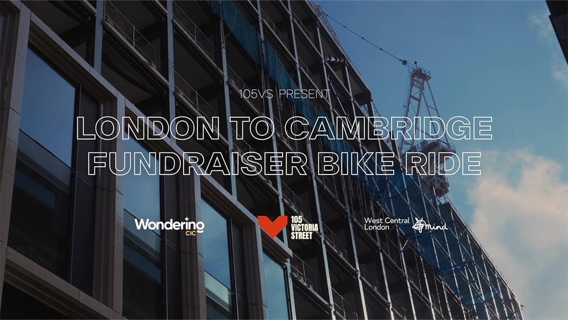 105, rue Victoria présente la randonnée cycliste caritative de Londres à Cambridge